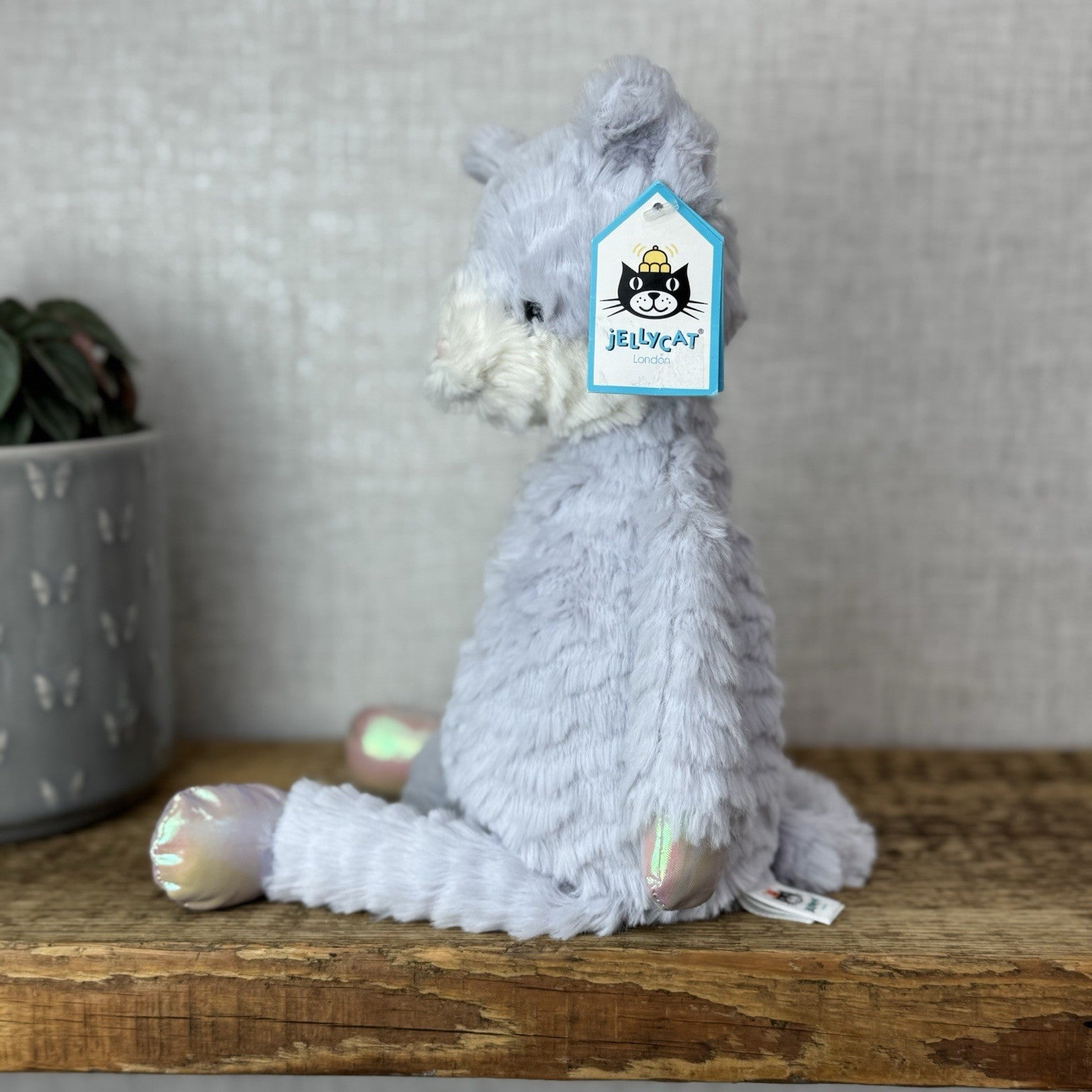 Jellycat Small Dainty Kitten New With Tags - Lilac Kitten Soft Toy Retired 12"