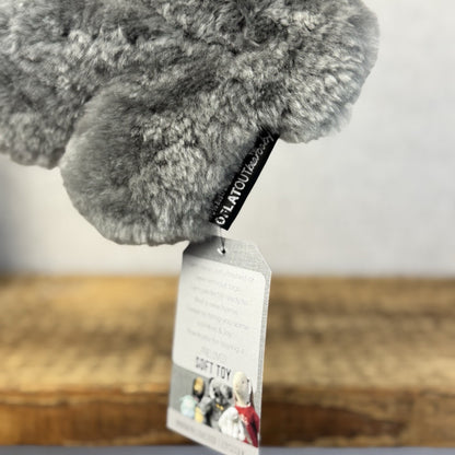 Flat Out Australia Koala Flat Teddy Bear Sheep Fur Baby Teddy Comforter Lovey 8”