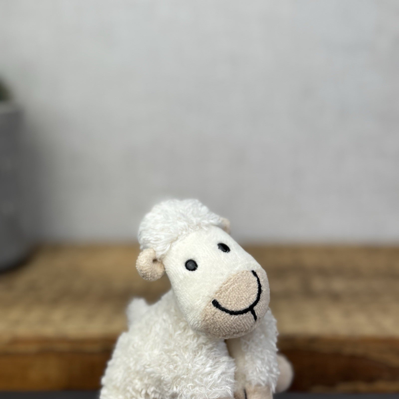 Jellycat Tiny Truffles Sheep/Lamb - Tiny Cream Fluffy Lamb Mini Beanie Toy 4”