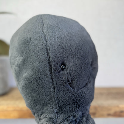 Jellycat Inky Octopus - Large Black Octopus Beanie Rare Retired Collectible 16"