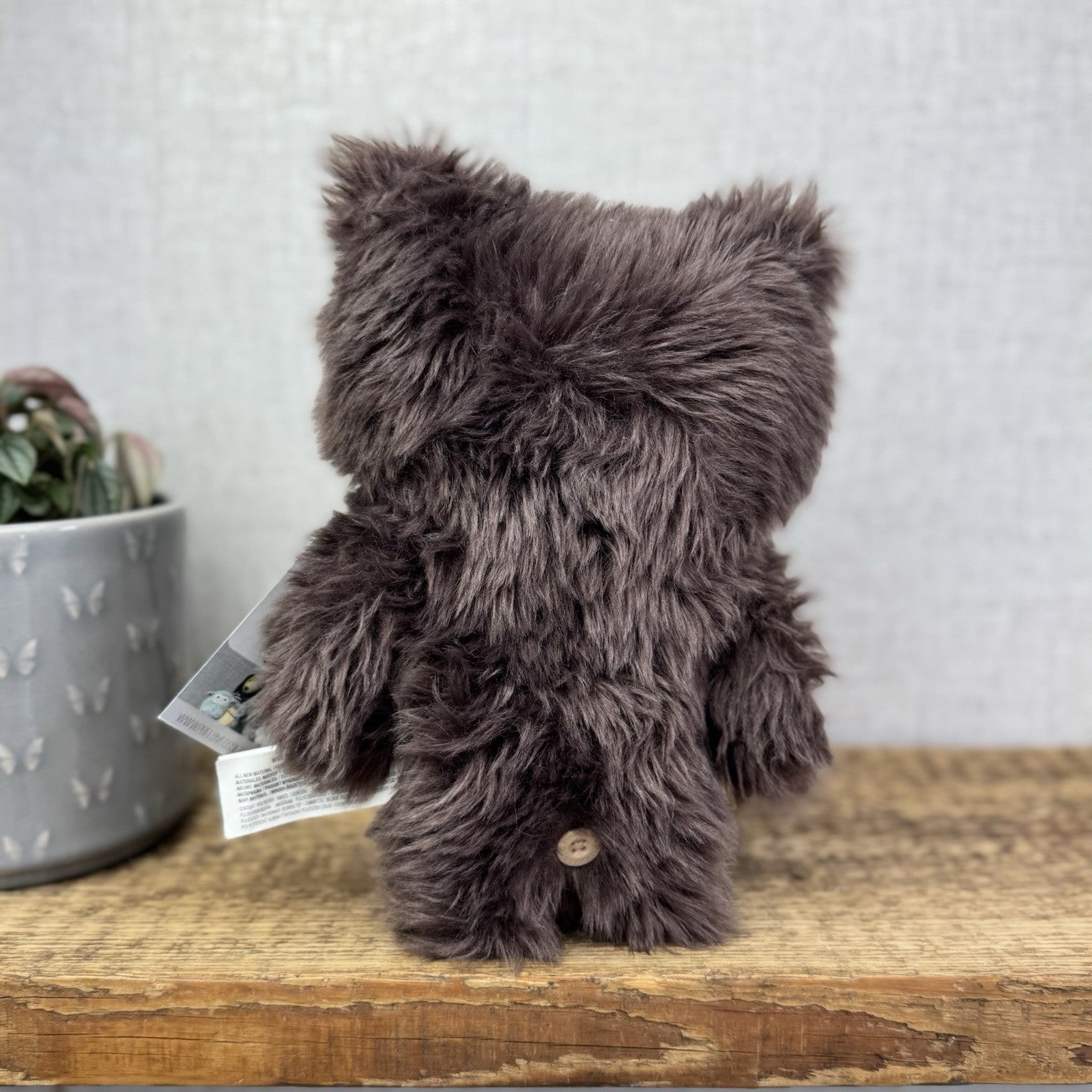 Fuggler Munch Munch - Brown Fluffy Blue Eyed Funny Ugly Monster Retired