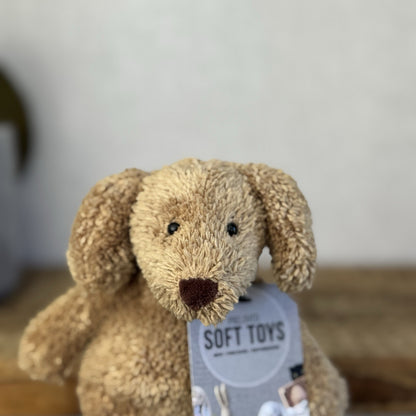 Jellycat Lil Slackajack Pup - Baby Slackajack Puppy Dog Tiny Brown Mini Dog 8”