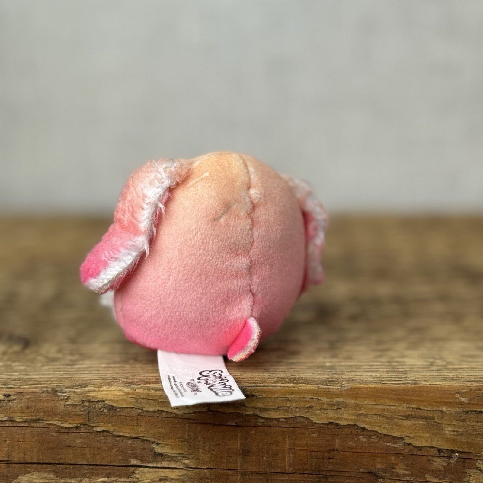 Squishmallow Squishville -Brinkley Bunny Peach Pink Fluffy Rabbit Bunny Mini 2"