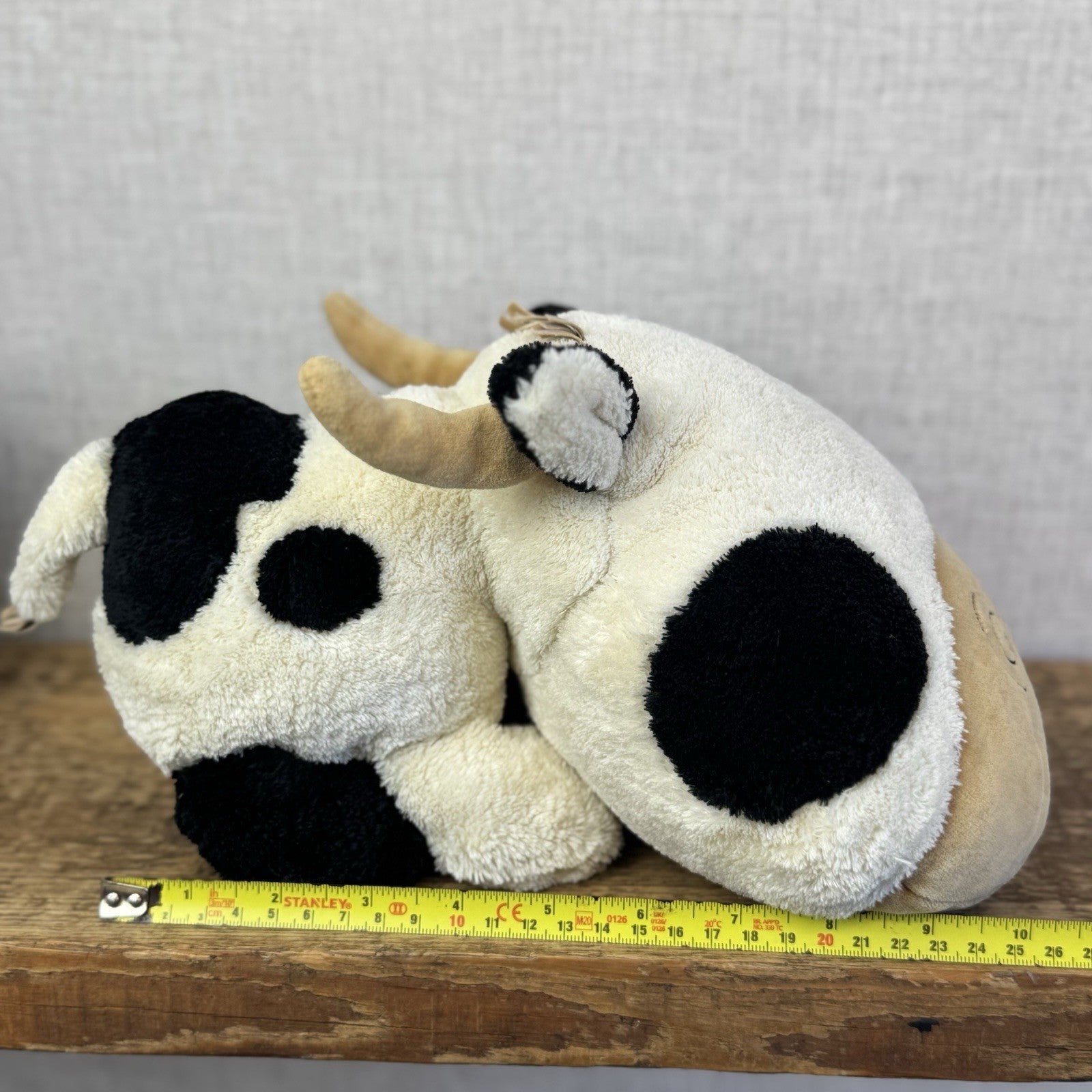 Jellycat Scallywag Cow - Large Head Cow Soft Toy Vintage Retired Quirky 10"