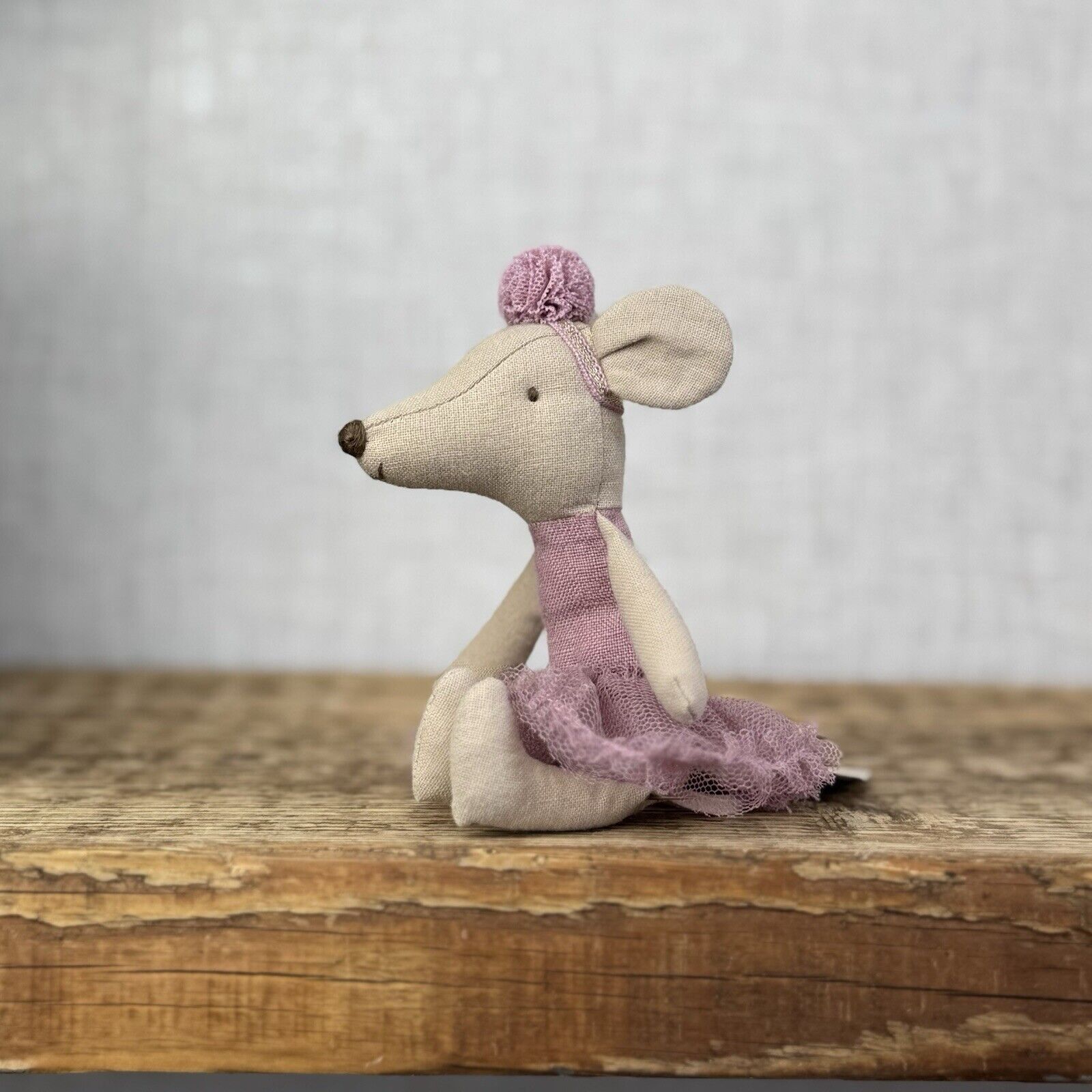 Maileg Ballerina Mouse - Big Sister - Heather - Purple Ballet Mouse Mice New