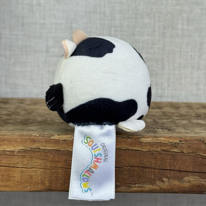 Squishmallow Black/White Alita Mini Squishville Sea Cow Plush Squishy 2"   