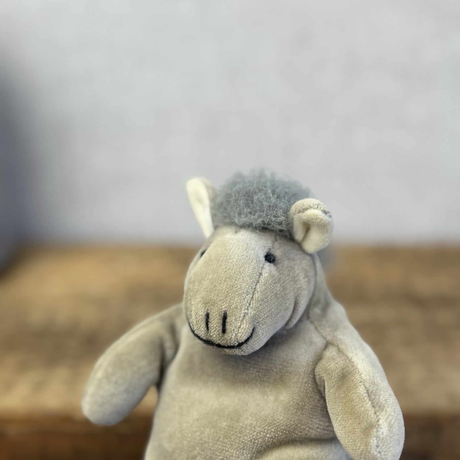 Manhattan Toy Company Farmyard Donkey Beanie Mini Vintage Donkey (Old Jellycat)