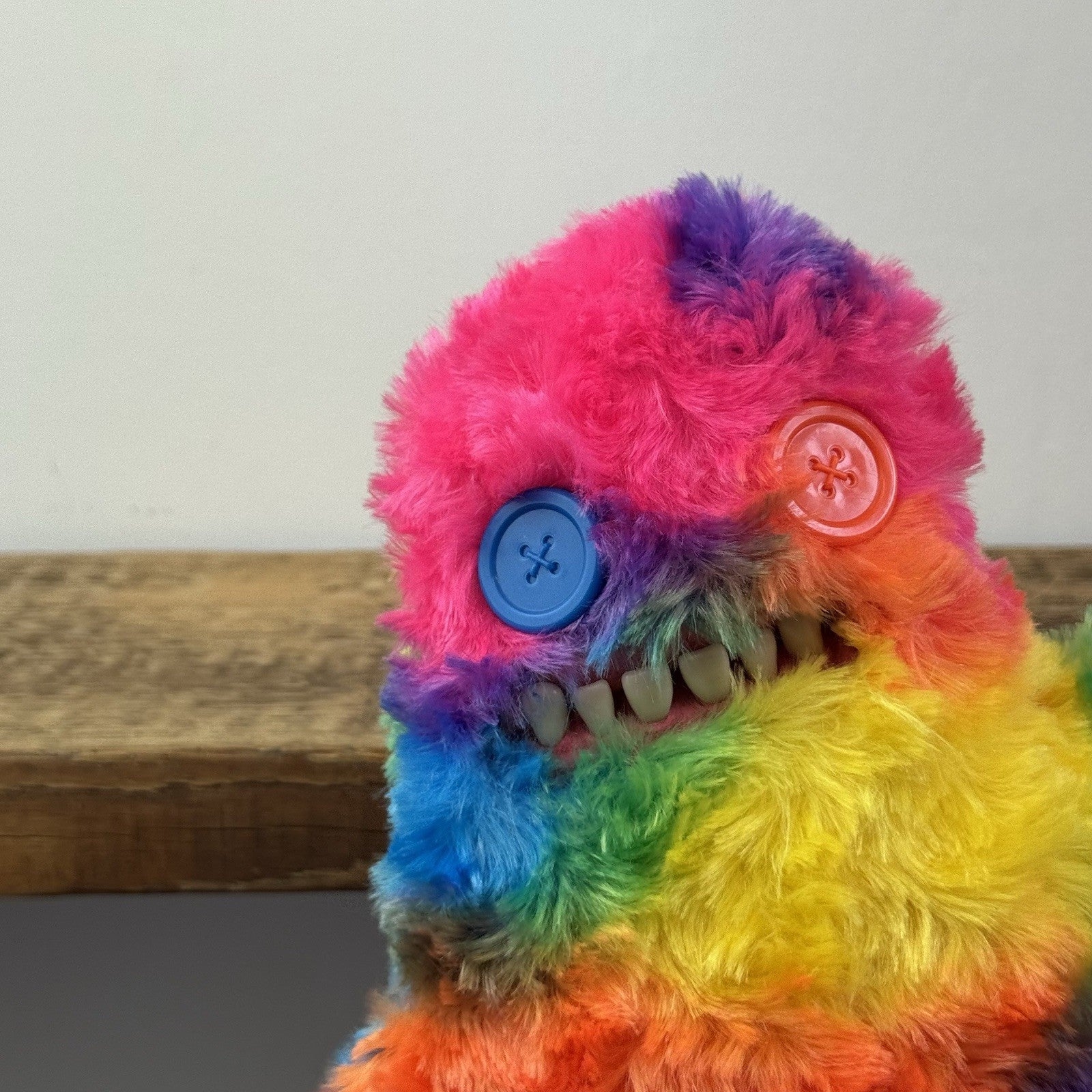 Fuggler Funny Ugly Monster Sir Splodge Alot - Chaos Crew Fluffy Rainbow Fuggler 