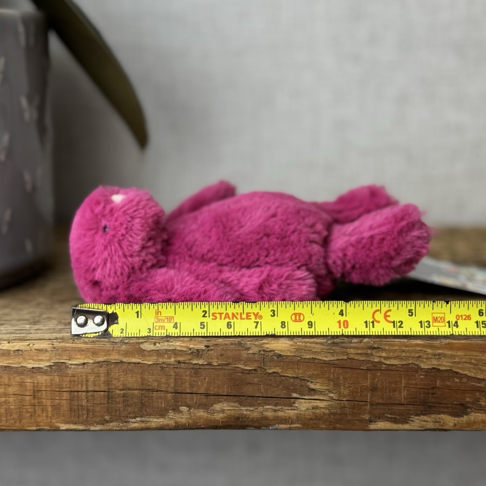 Jellycat Tiny Baby Rose Bashful Bunny - Baby Little Bright Pink Bunny Rabbit 5”