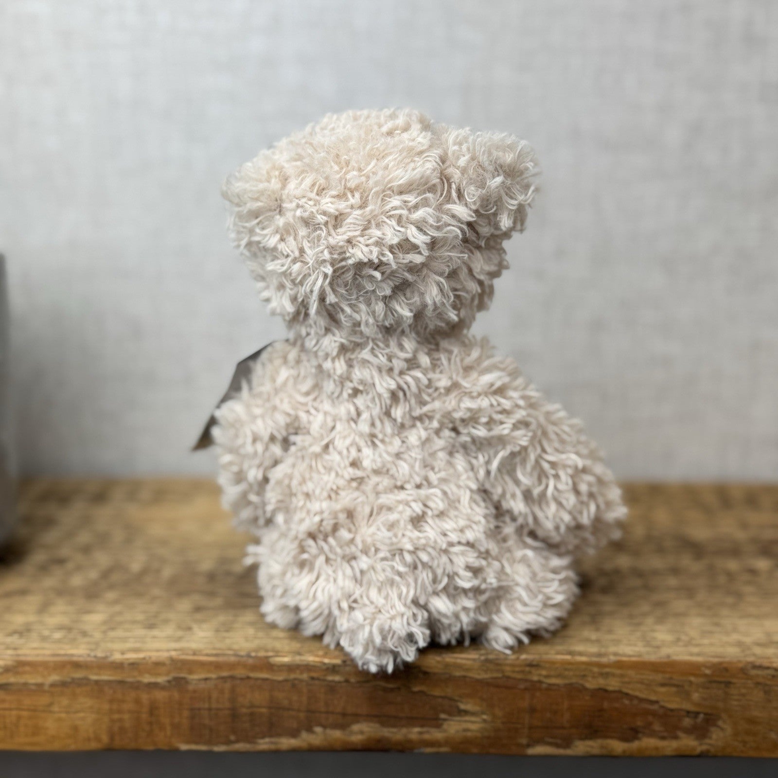 Jellycat Small Biscuit Bear - Curly Off White Small Beanie Bear Retired (#2)