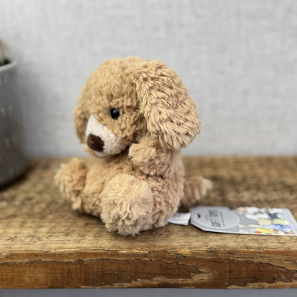 Jellycat Yummy Puppy - Beige/brown Yummy Puppy Small Textured Dog Puppy 6"