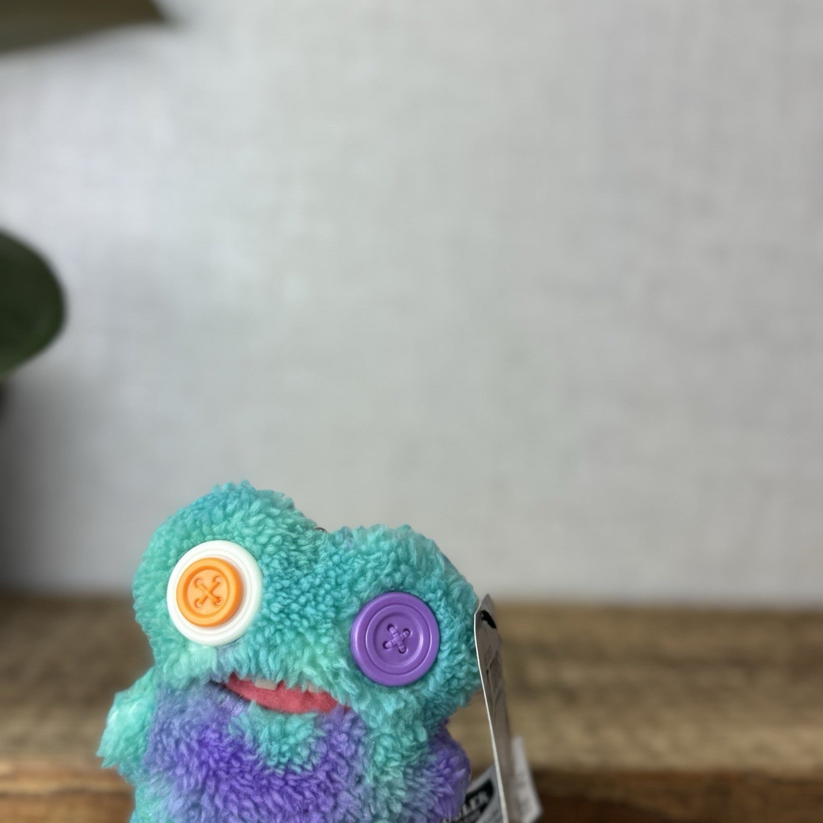 Fuggler Green/blue Gaptooth Mcgoo - Funny Ugly Monster Keyring Clip Monster