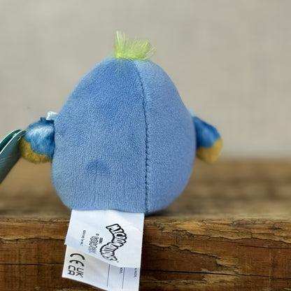 Squishmallow Micromallow With Tag - Blue Parrot Bird Tenise (Multi Buy Discount)