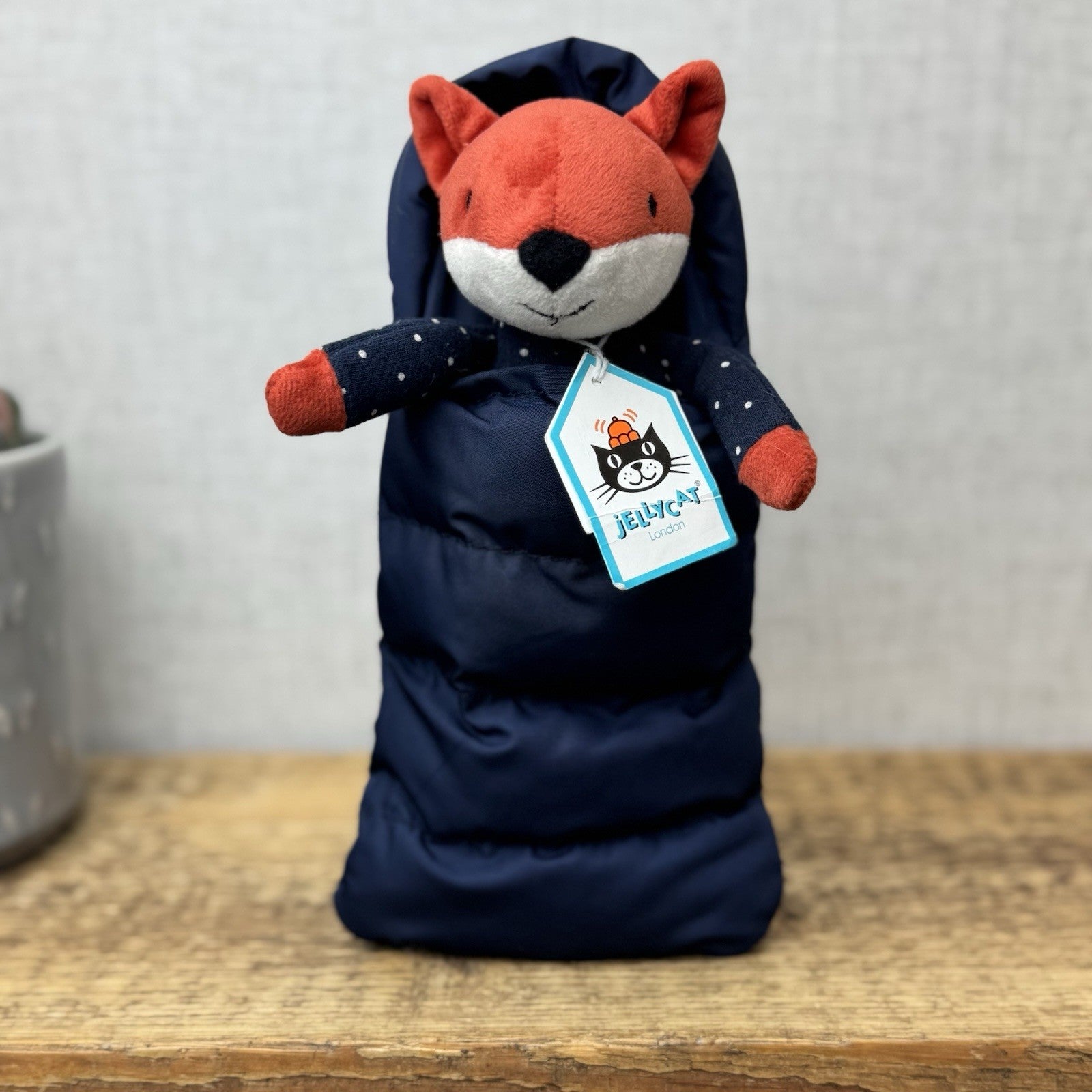 Jellycat Snuggler Fox - Fox Plush In Sleeping Bag Cute Kids Soft Toy Retired 9”