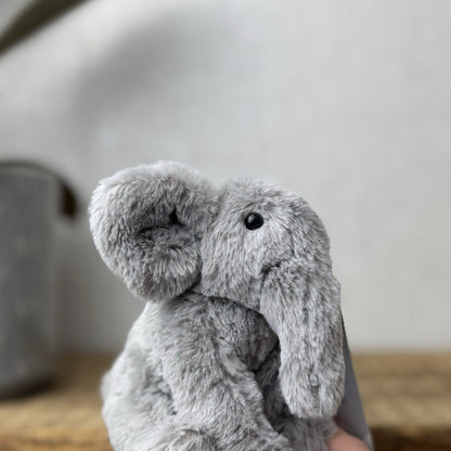 Jellycat Tiny Emile Elephant Grey Baby Elephant  Tiny Plush Rare/Retired 4” (2)