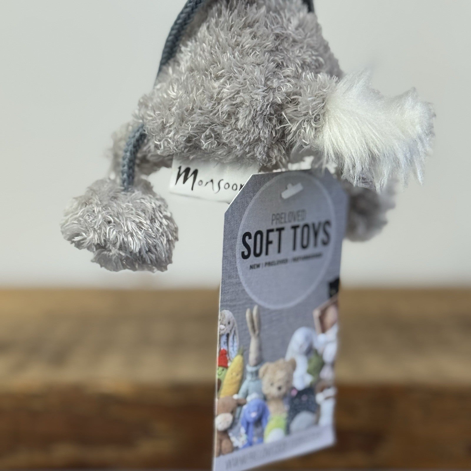 Monsoon Dingly Dangly Snauzer Dog - Small Dog Charm (Jellycat Collab) Vintage 5"