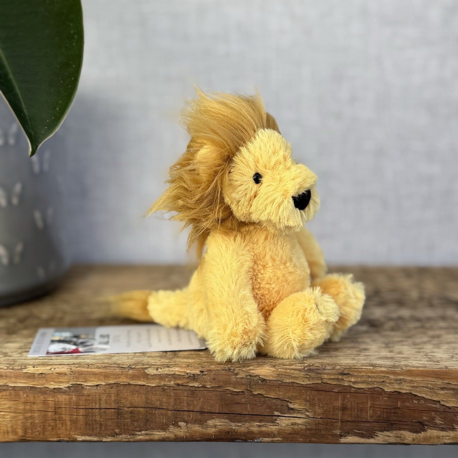Jellycat Baby Bashful Lion - Tiny Mini Lion Soft Toy Pocket Pal Beanie Rare 5”