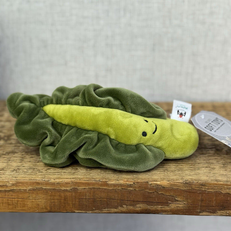 Jellycat Vivacious Kale - Leafy Vegetable Collectible Soft Toy New Without Tags