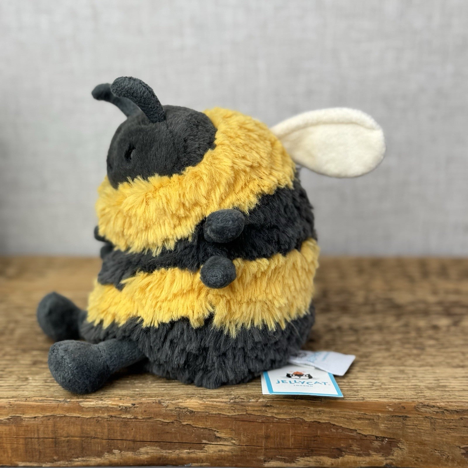 Jellycat Albee Bee - Small Bumble Bee Beanie Plush New With Tags 6"