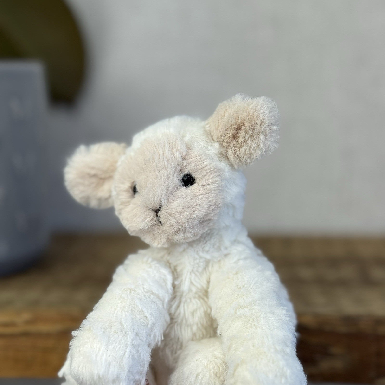 Jellycat Tiny Baby Fuddlewuddle Lamb - Baby Pocket Pal Beanie White Lamb 4” (#3)