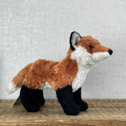 Douglas Cuddle Toy Red Fox - Retired Rare Red Fox Cuddly Toy Small 8"