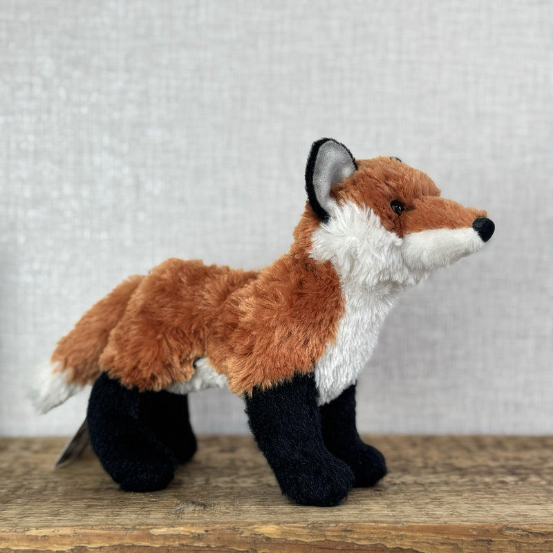 Douglas Cuddle Toy Red Fox - Retired Rare Red Fox Cuddly Toy Small 8"