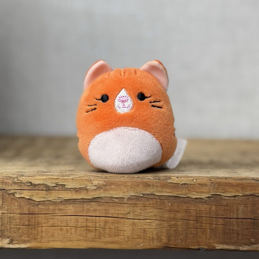 Squishmallow Squishville - Tiny Orange Cat - Gigi Tiny Squishville Cat 2 Inch