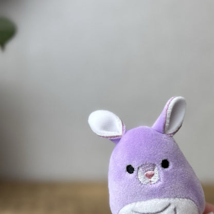 Squishmallow Squishville - Kiki Purple Kangaroo - Purple Wild Animal Squish 2”