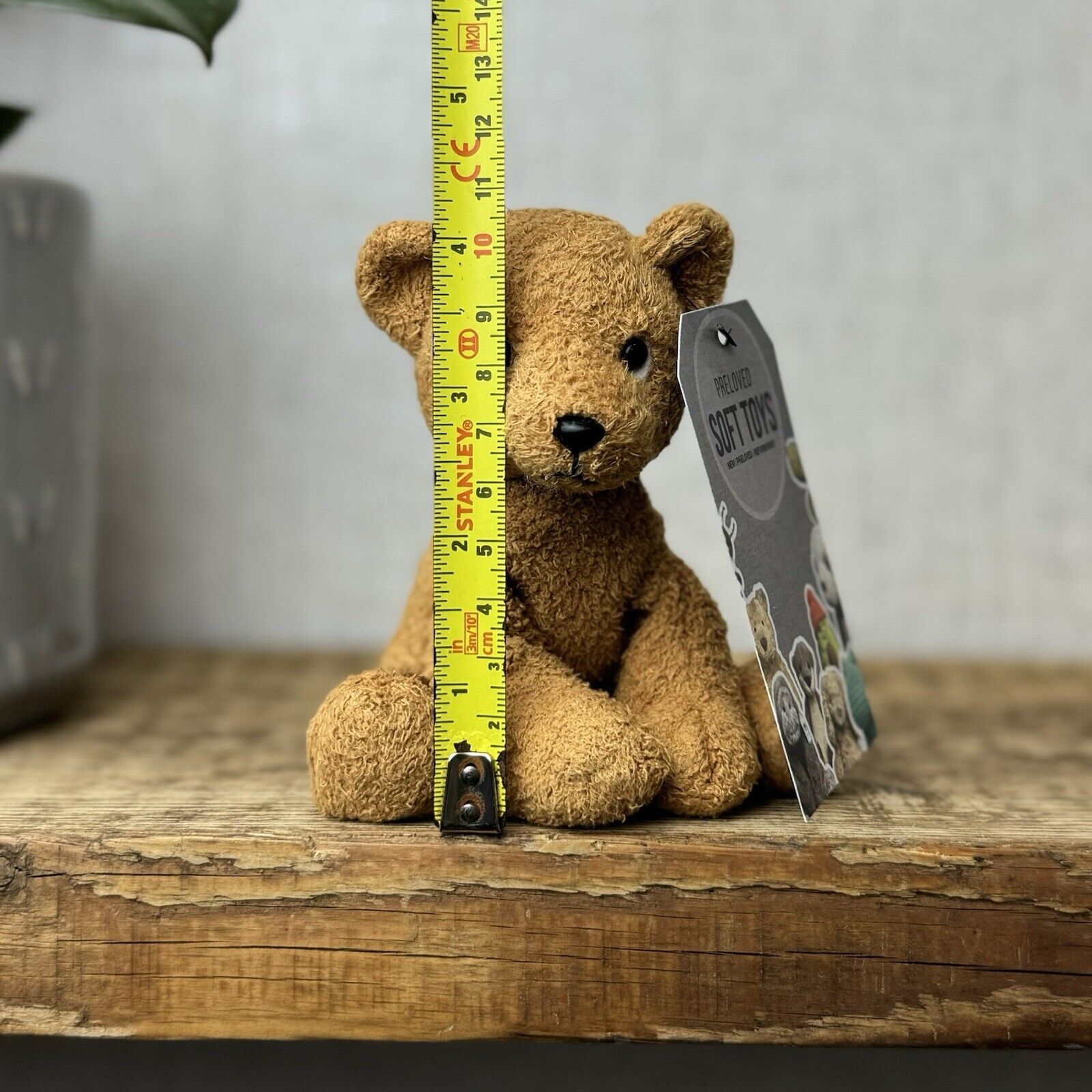 Russ Berrie Luv Pets - Tiny Bear Beanie - Pocket Pal - Buddy Bear Tiny 4”