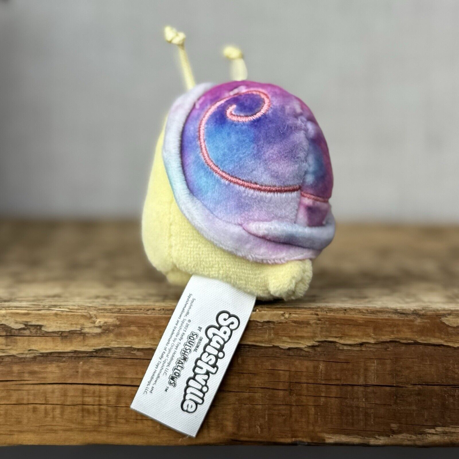 Squishmallow Squishville - Elysa The Snail - Soft Toy Tiny Snail Squishville 2”