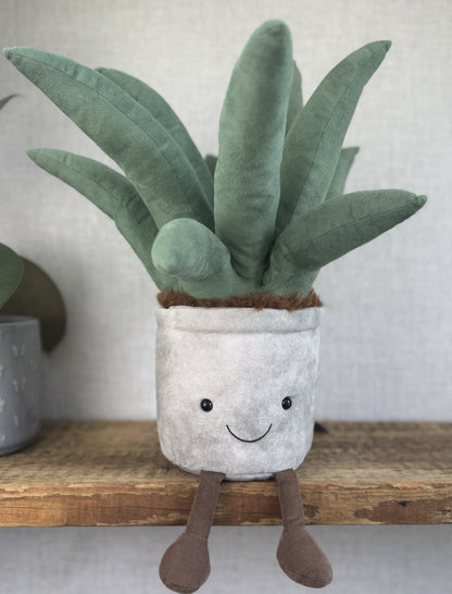 Jellycat Big Amuseable Aloe Vera - Large Plant Plush Soft Toy With Legs Retired