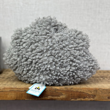 Jellycat Amuseable Storm Cloud - Grey Grumpy Cloud Plush Beanie NWT 10"