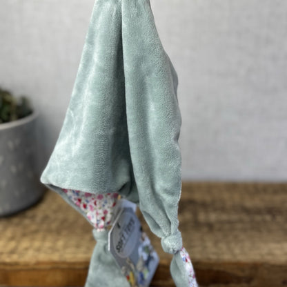 JoJo Maman Bebe Grey Mouse Comforter - Pink/Grey Mouse Comfort Tag Blanket NWOT 