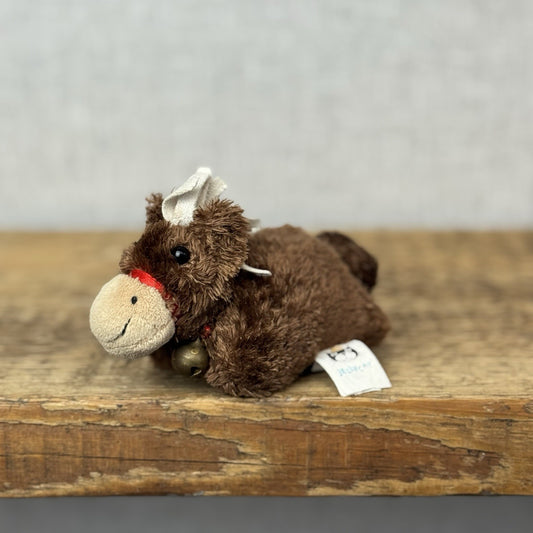 Jellycat Rare Bobtail Pony/- Collectible Horse Working Condition Tiny Vintage 4”