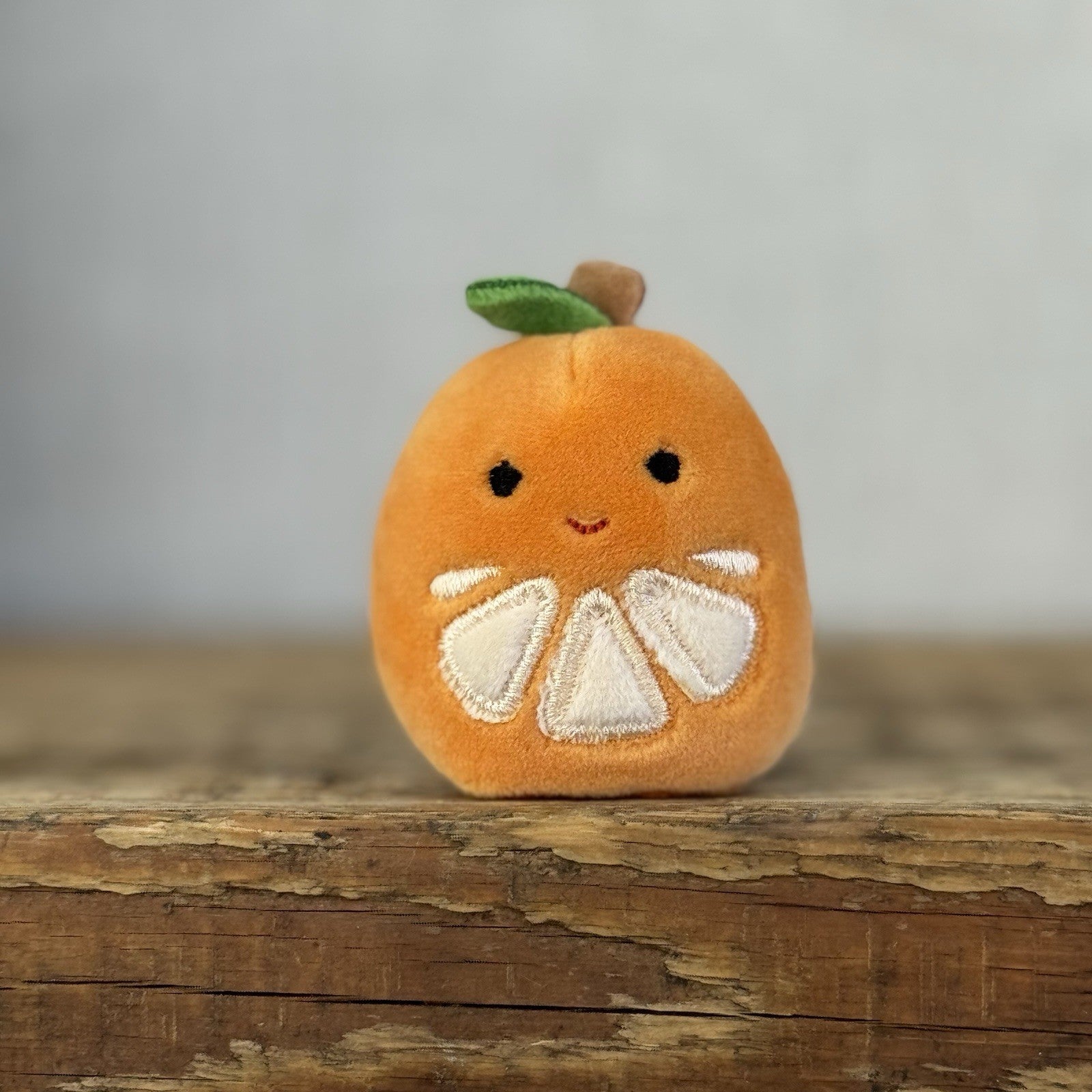 Squishmallow Squishville Fruit Squad - Orin Orange Plush Mini Orange Squish 2”
