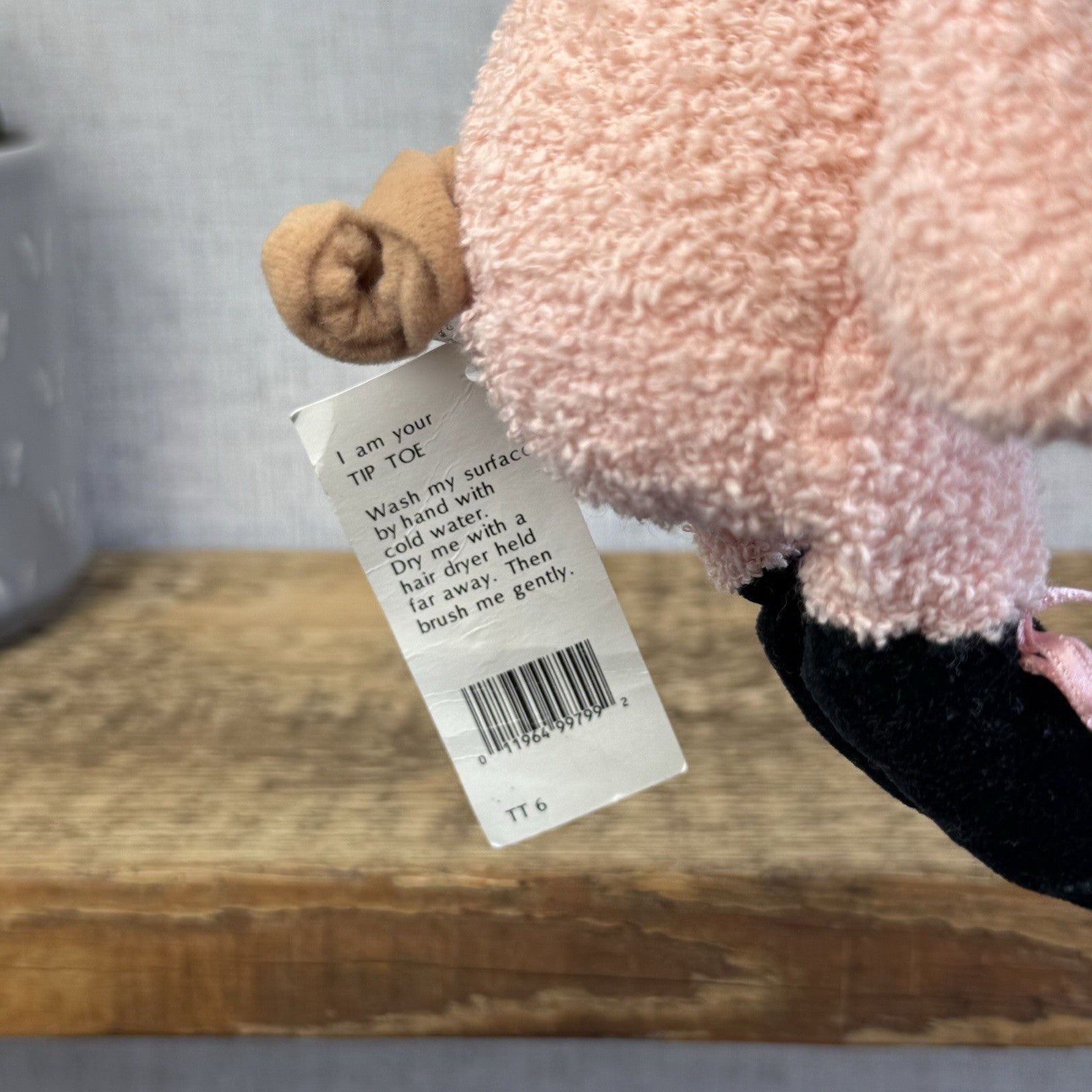Manhattan Toy Company - Tip Toe Pig Vintage Soft Toy Beanie Piglet Ballet 7”