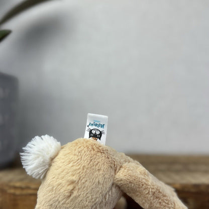 Jellycat Small Party Bunny (missing Dress) Small Honey Bunny With Long Legs 10”