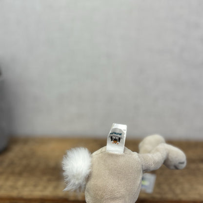 Jellycat Tiny Baby Slackajack Bunny - Tiny Beige Vintage Mini Plush 7”