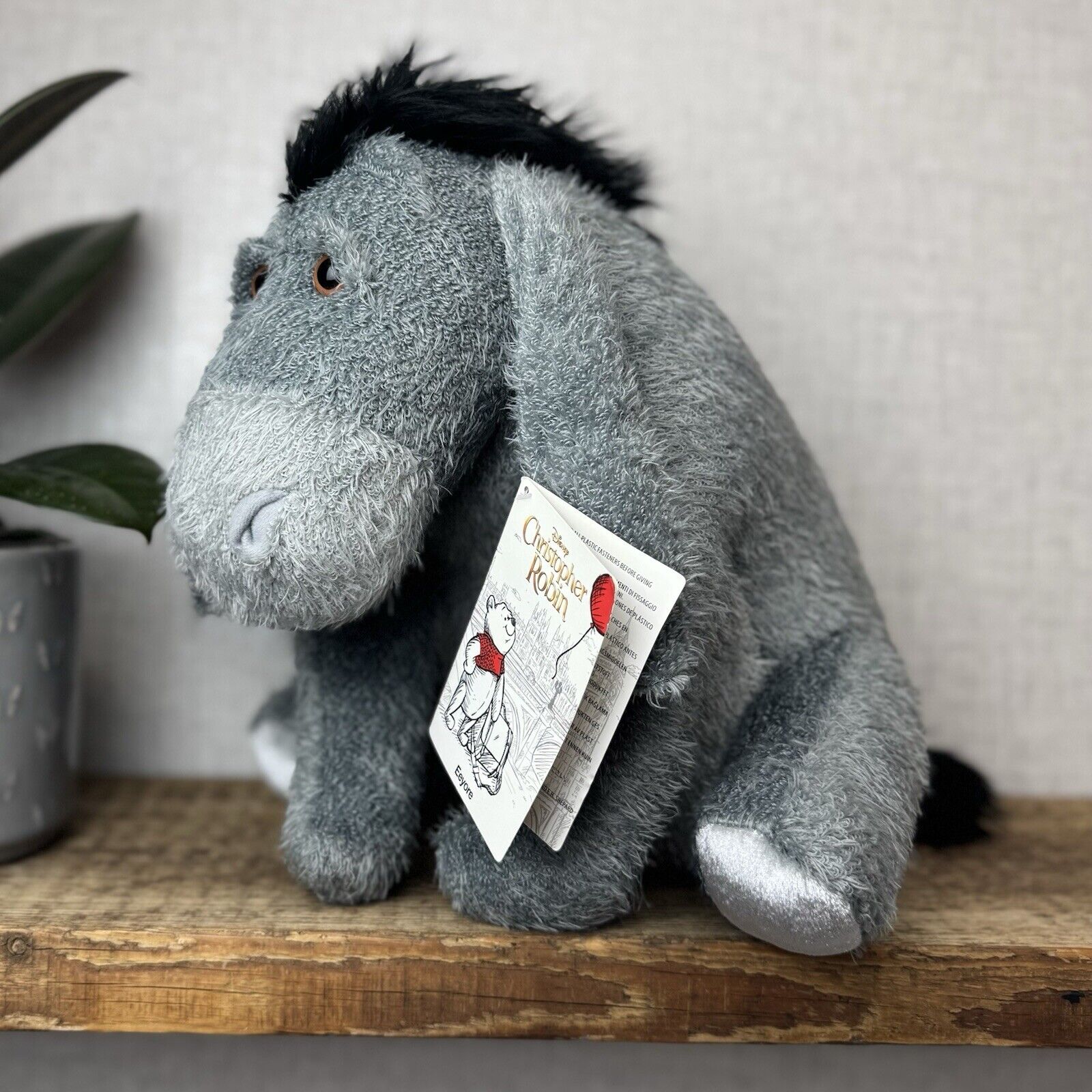 Disney Eyyore Plush Toy -  Christopher Robin live action Movie - Winnie the Pooh