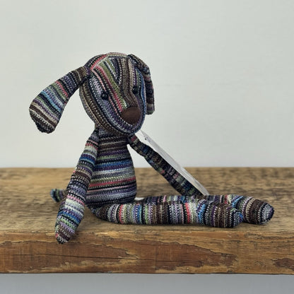 Jellycat Troubadour Puppy / Dog - Knitted Dog Beanie Retired Plush Rare 9"