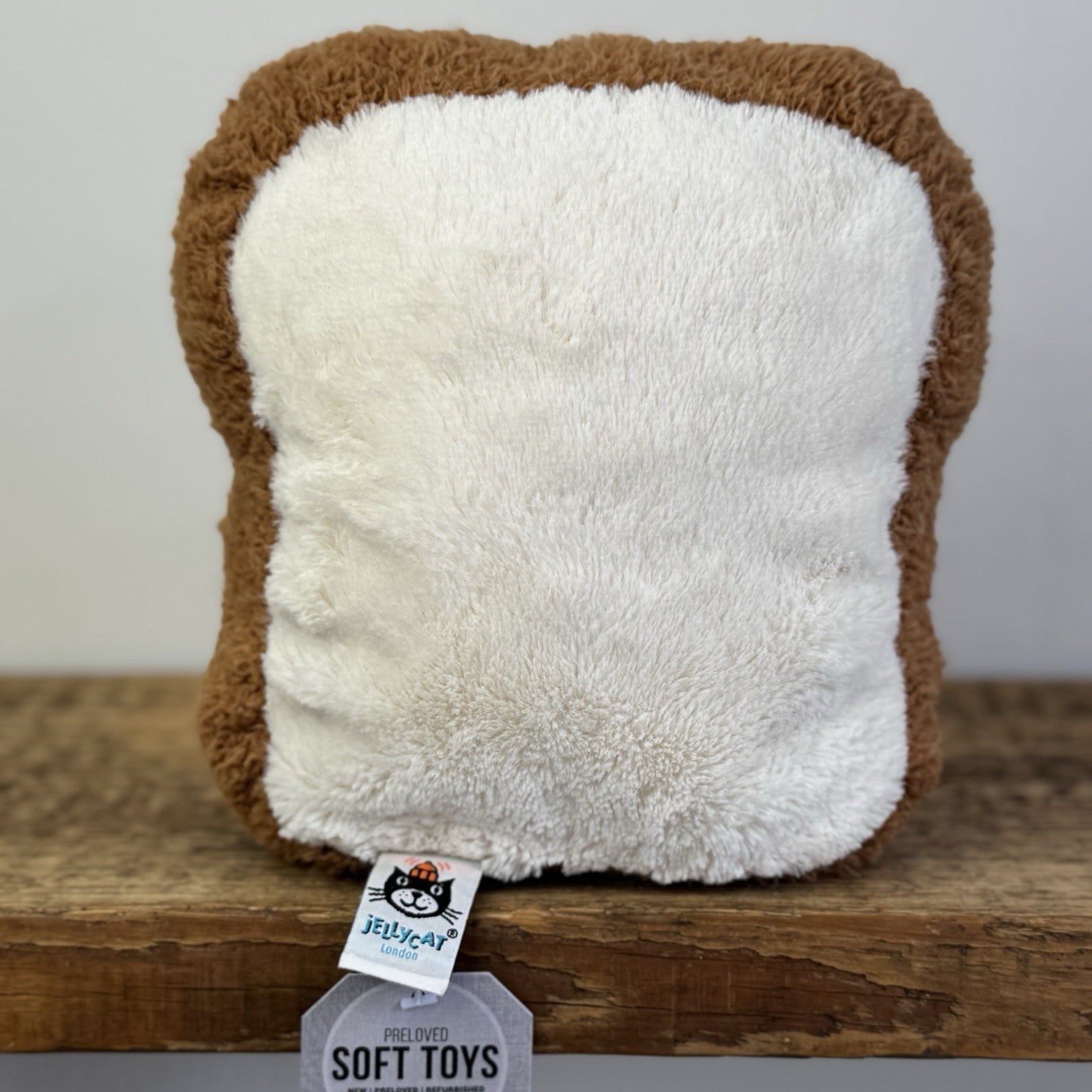 Jellycat Amuseable Toast - Slice Of Bread Plush Soft Toy Retired Collectible 12”