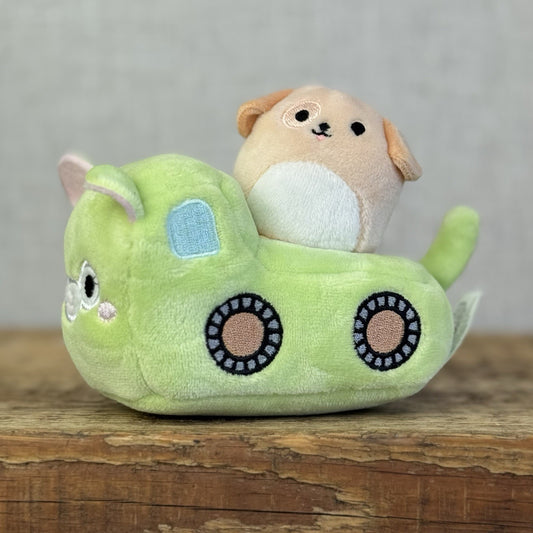 Squishmallow Squishville -LLama Vehicle & Puppy (Multi Buy Discount)