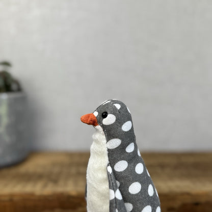Jellycat Polka Dot Penguin - Miniature Cotton Spotty Penguin Plush Fluffy Belly