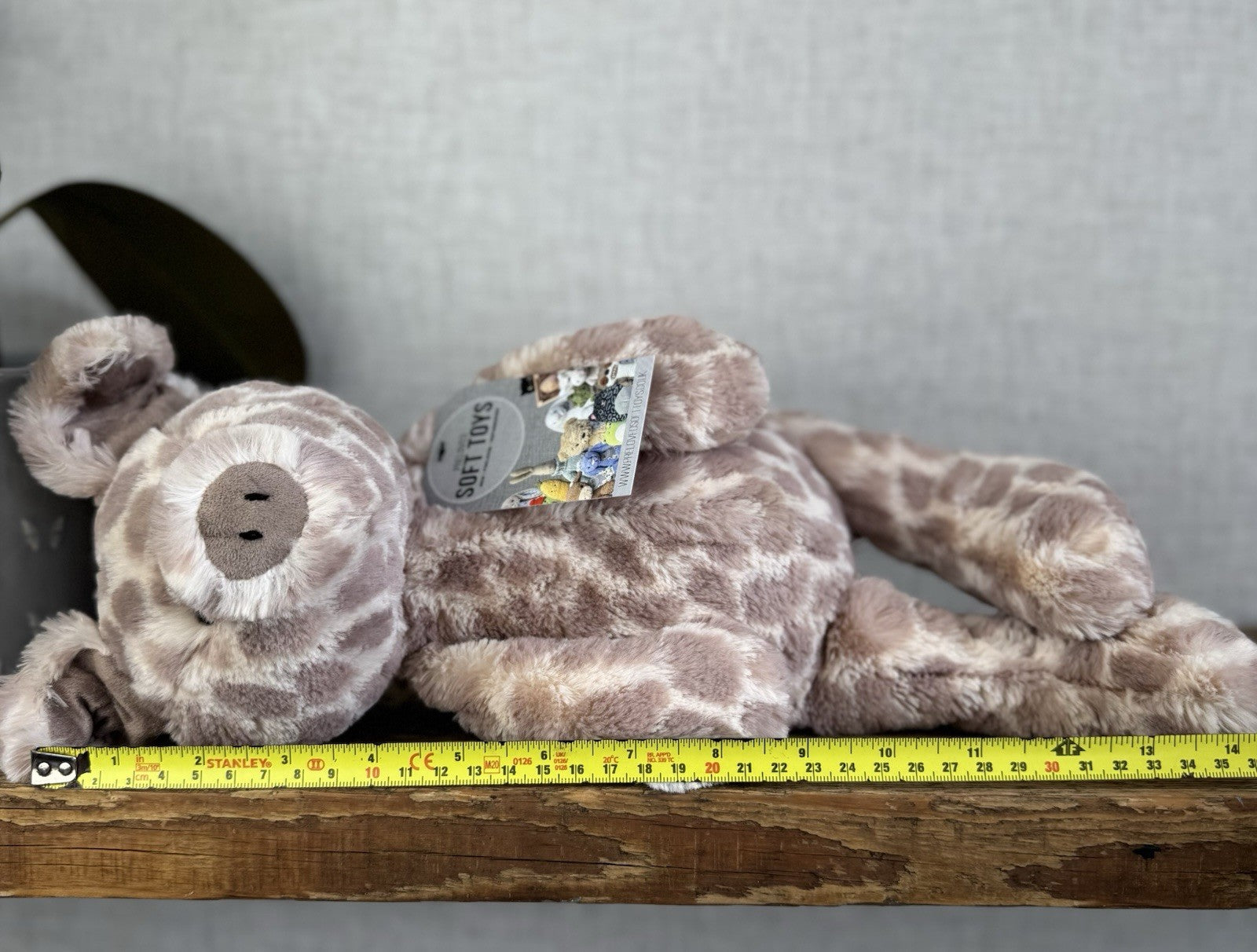 Jellycat Dapple Pig - Medium Pig Beanie Soft Pink Spotty Plush Retired Rare 14"