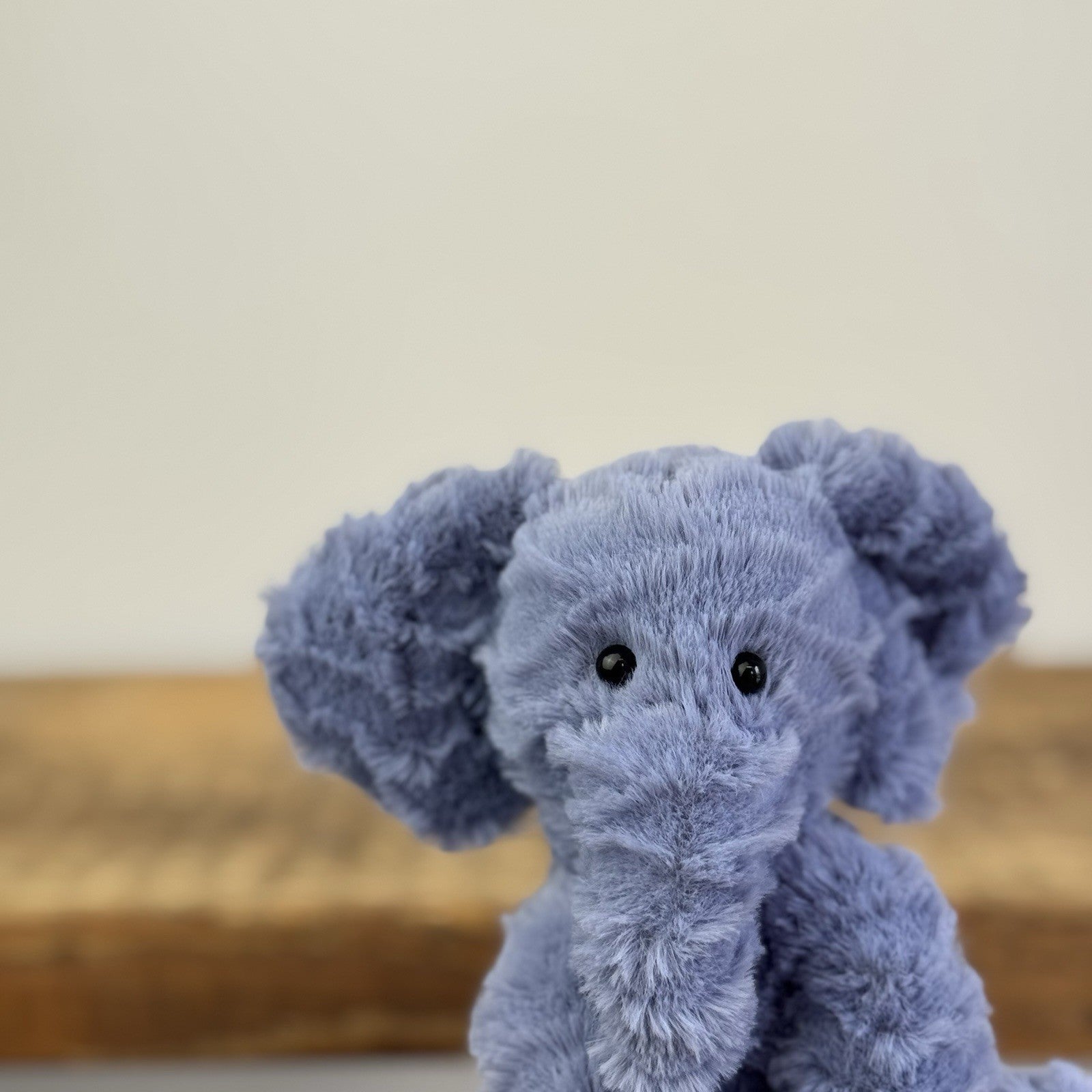 Jellycat Tiny Fuddlewuddle Elephant - Blue Soft Toy Retired Beanie 5"