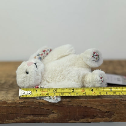 Jellycat Tiny Cream Blossom Bunny- Mini Cream Bunny Blossom/Floral Ears 5"