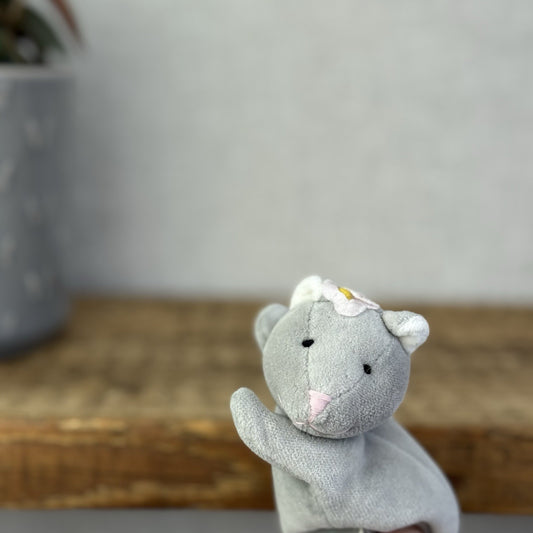 Monsoon Flower Flopsy Kitten (Jellycat Collaboration) Mini Cat Beanbag Plush 5”