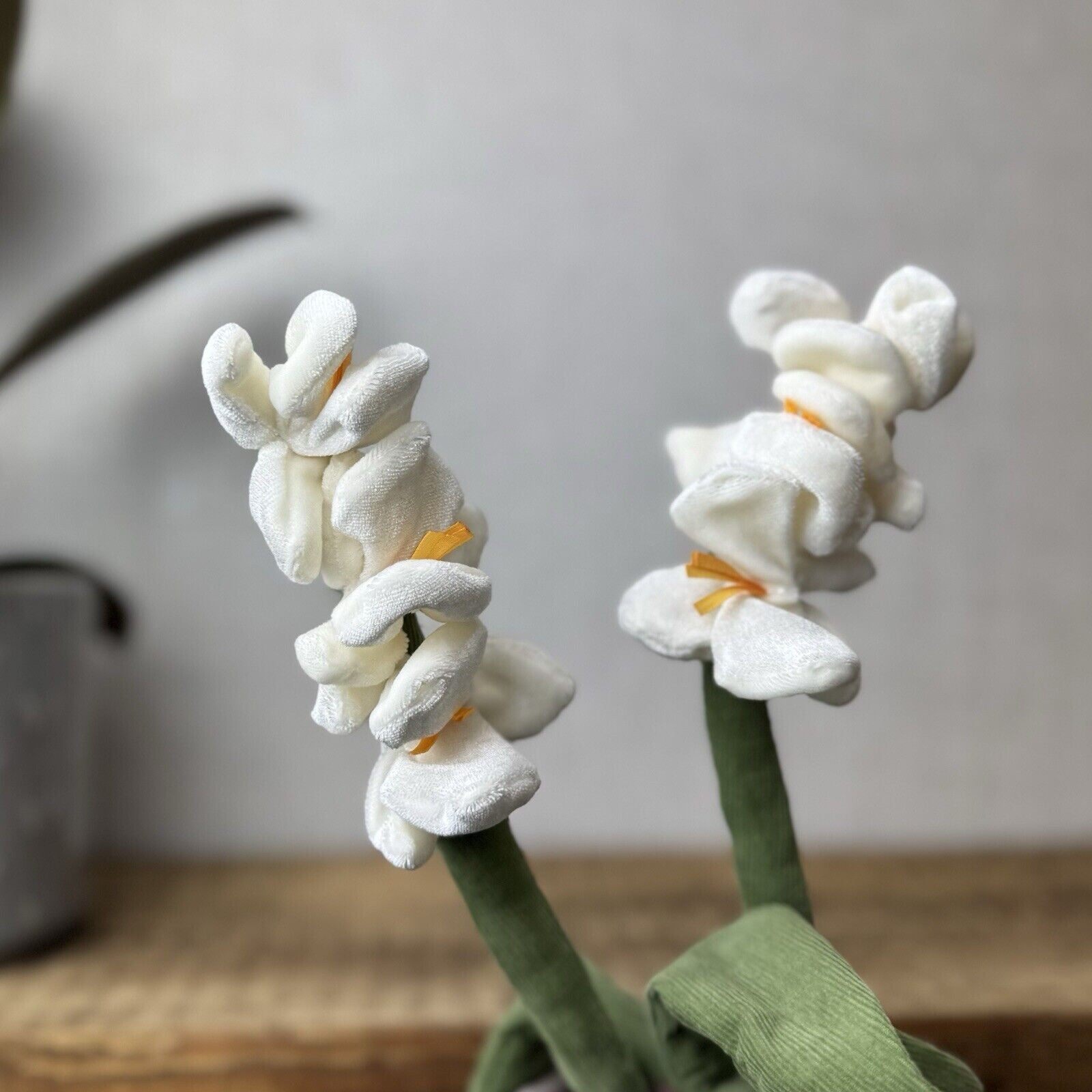 Jellycat Amuseable White Orchid - Retired Jellycat Potted Plant Medium 12"