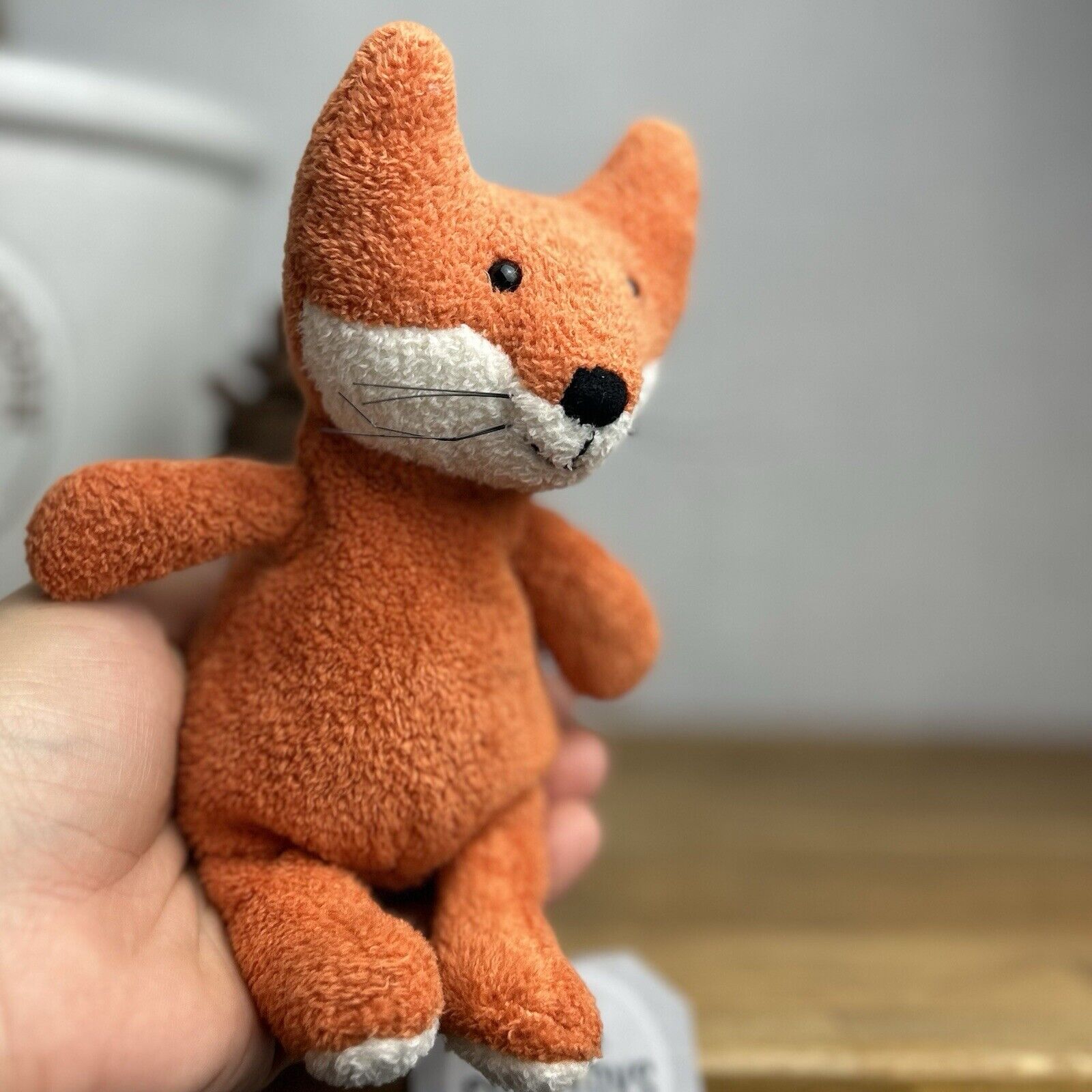 Jellycat Small Noodle Fox - Small Red Fox Chunky Tail - Small Retired Fox 7”