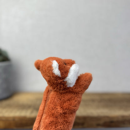 Jellycat Bashful Fox Pencil Case - Orange Fox Pencil Case Retired Small 8"